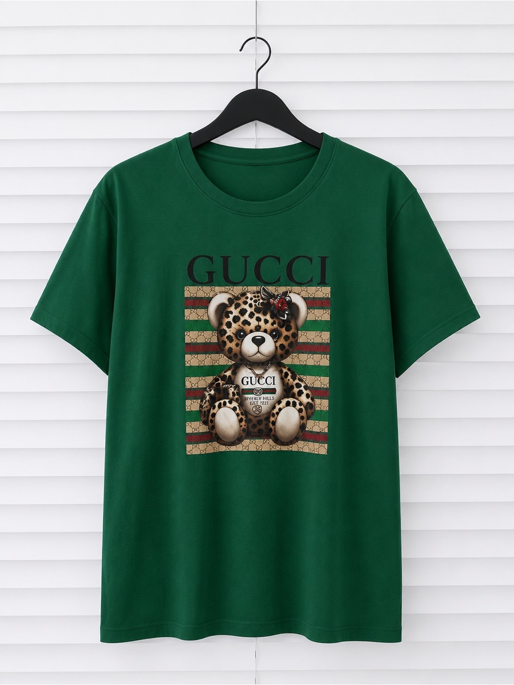 Green Teddy Graphic Tee